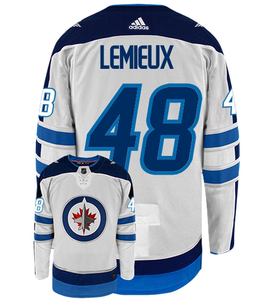 Brendan Lemieux Winnipeg Jets Adidas Authentic Away NHL Hockey Jersey