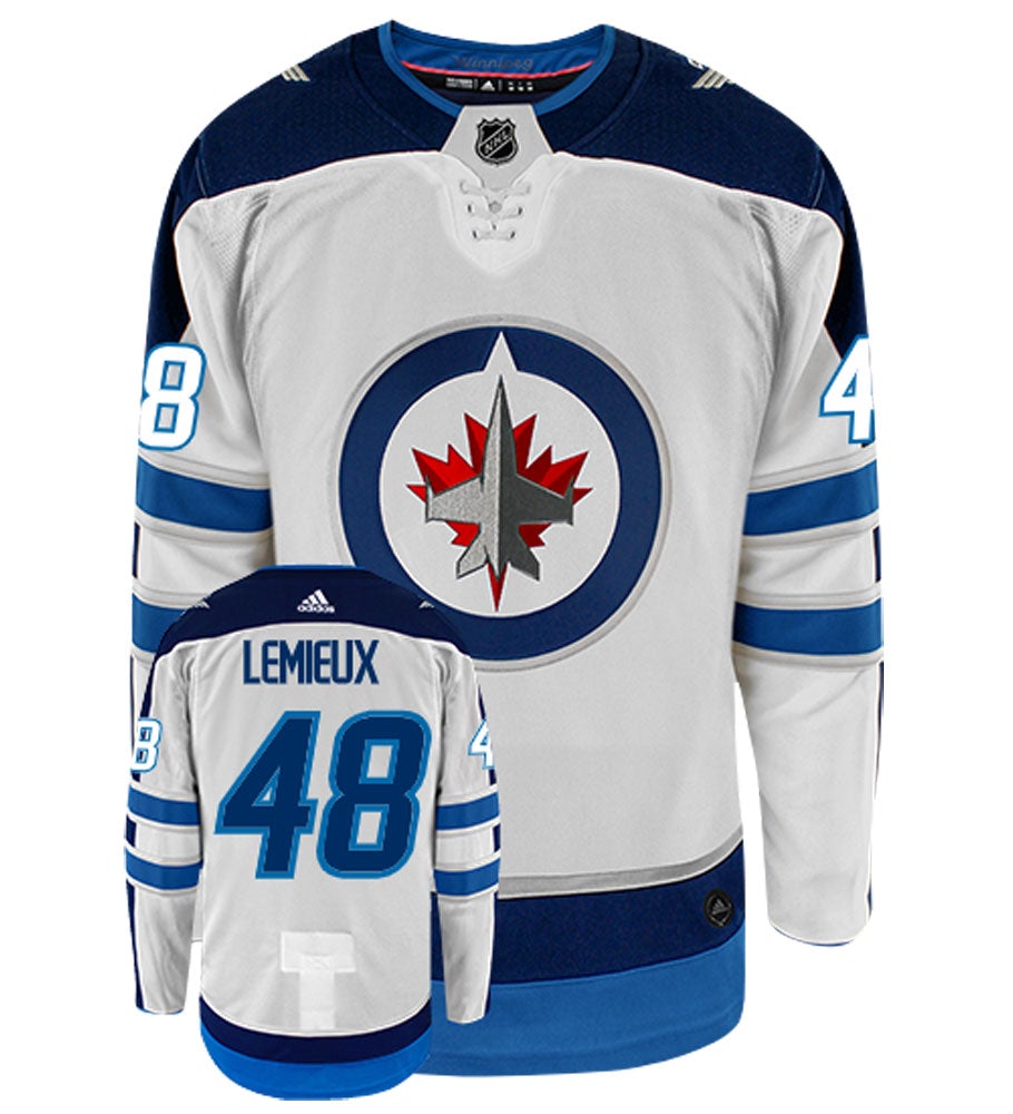Brendan Lemieux Winnipeg Jets Adidas Authentic Away NHL Hockey Jersey