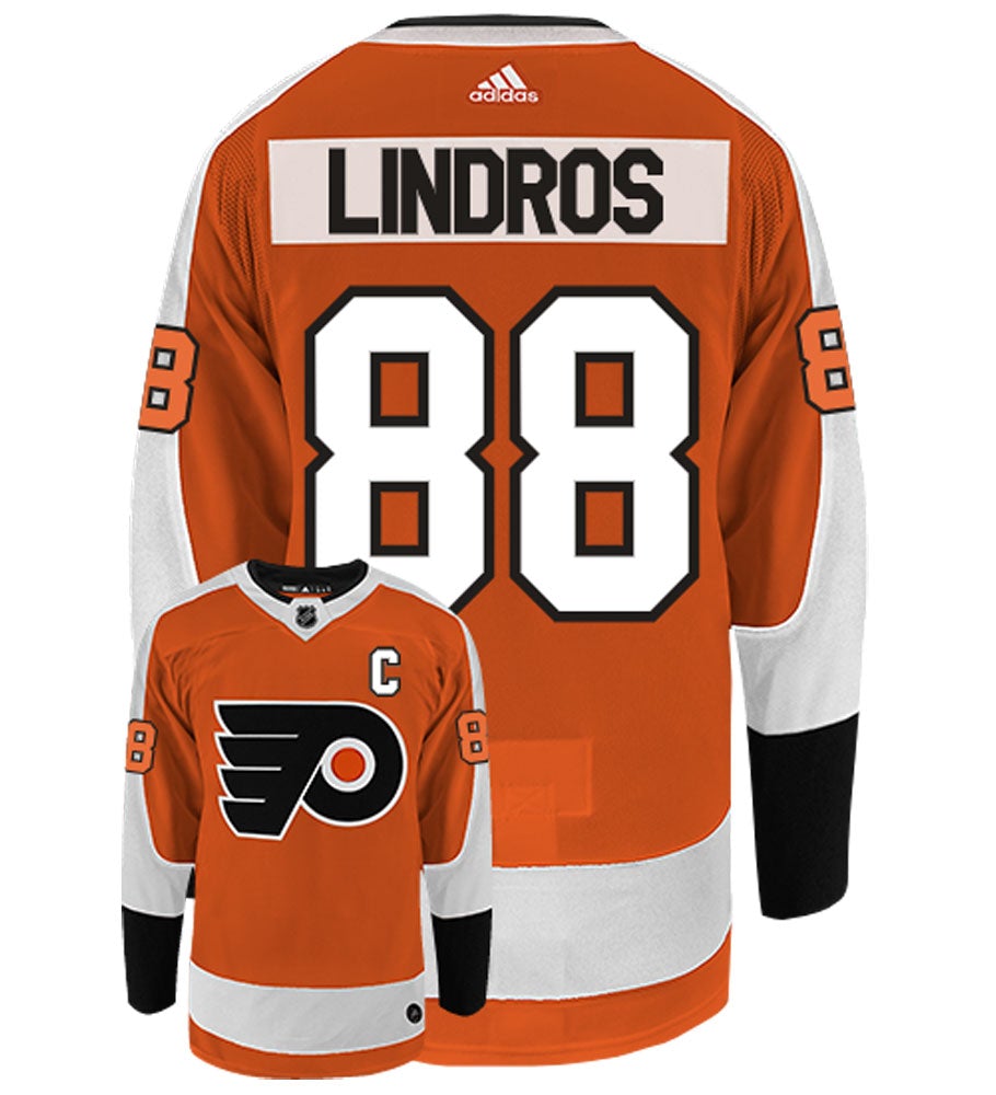 Eric Lindros Philadelphia Flyers Adidas Authentic Home NHL Vintage Hockey Jersey