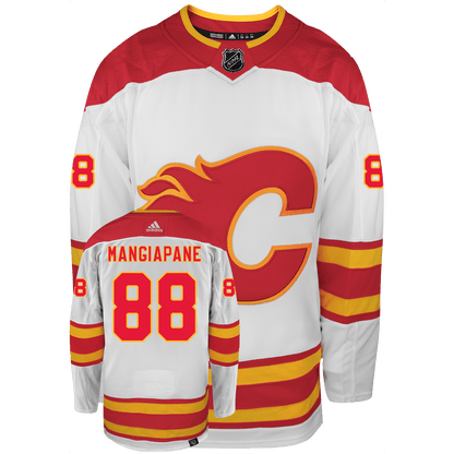 Andrew Mangiapane Calgary Flames Adidas Primegreen Authentic NHL Hockey Jersey