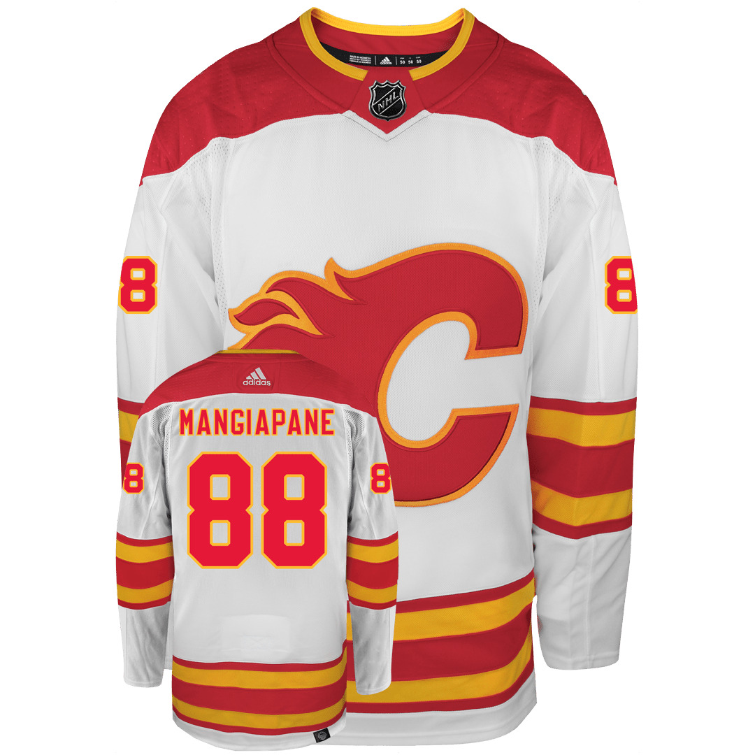 Andrew Mangiapane Calgary Flames Adidas Primegreen Authentic NHL Hockey Jersey