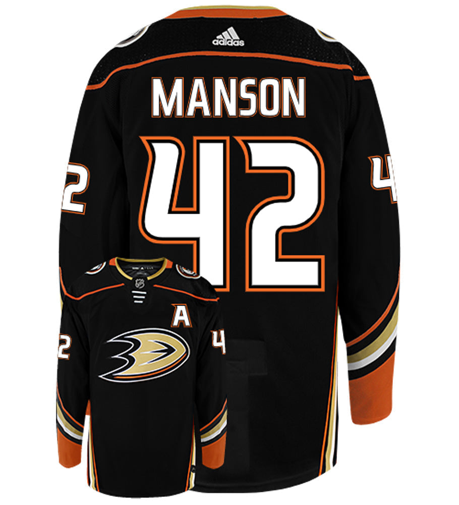 Josh Manson Anaheim Ducks Adidas Authentic Home NHL Hockey Jersey