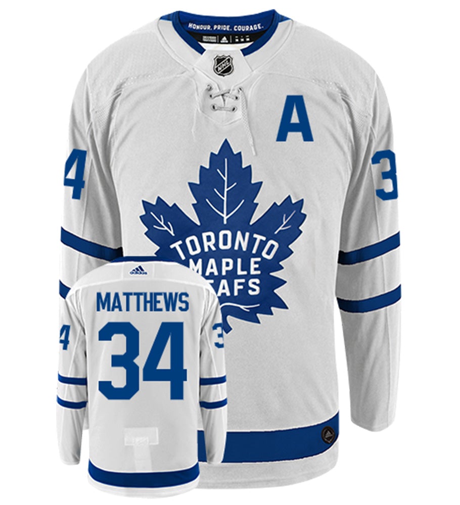 Auston Matthews Toronto Maple Leafs Adidas Authentic Away NHL Hockey Jersey