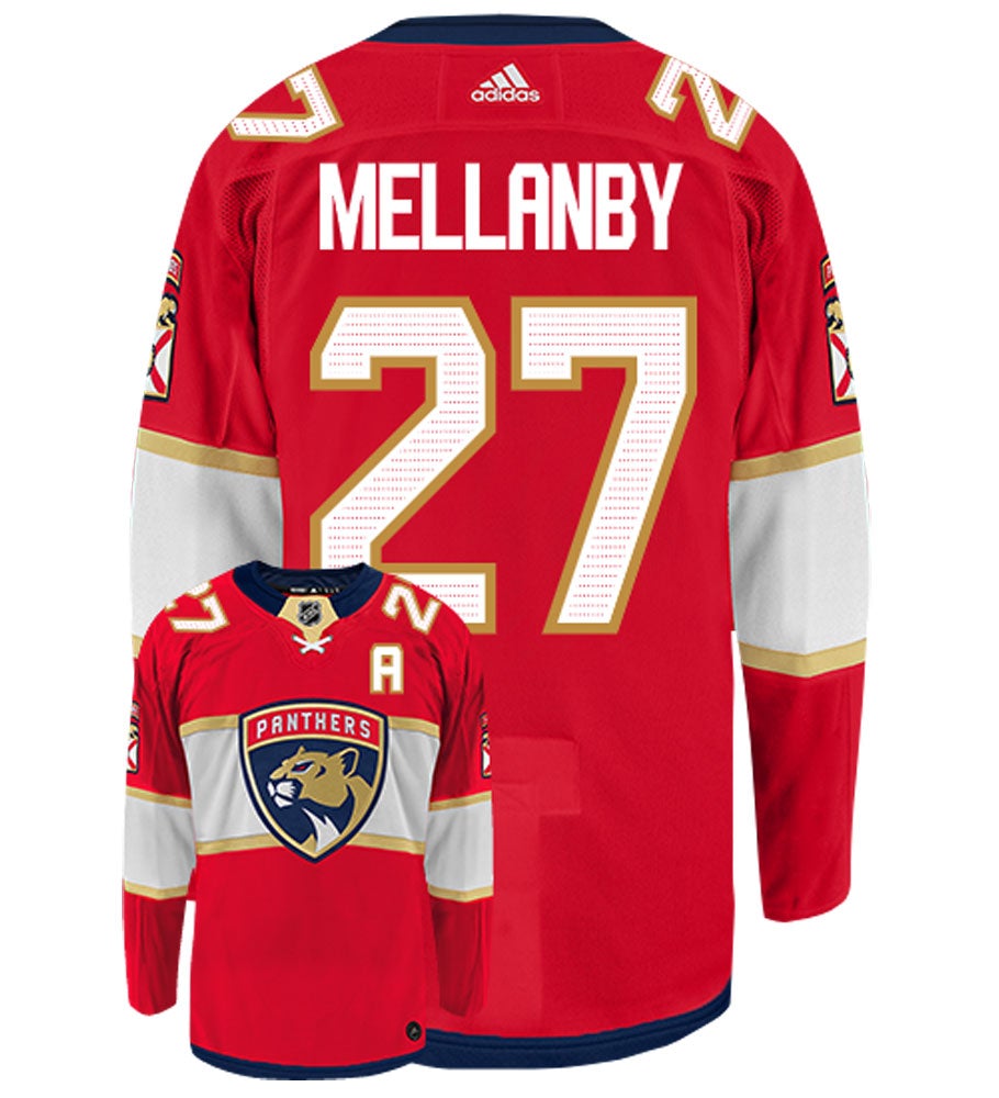 Scott Mellanby Florida Panthers Adidas Authentic Home NHL Vintage Hockey Jersey