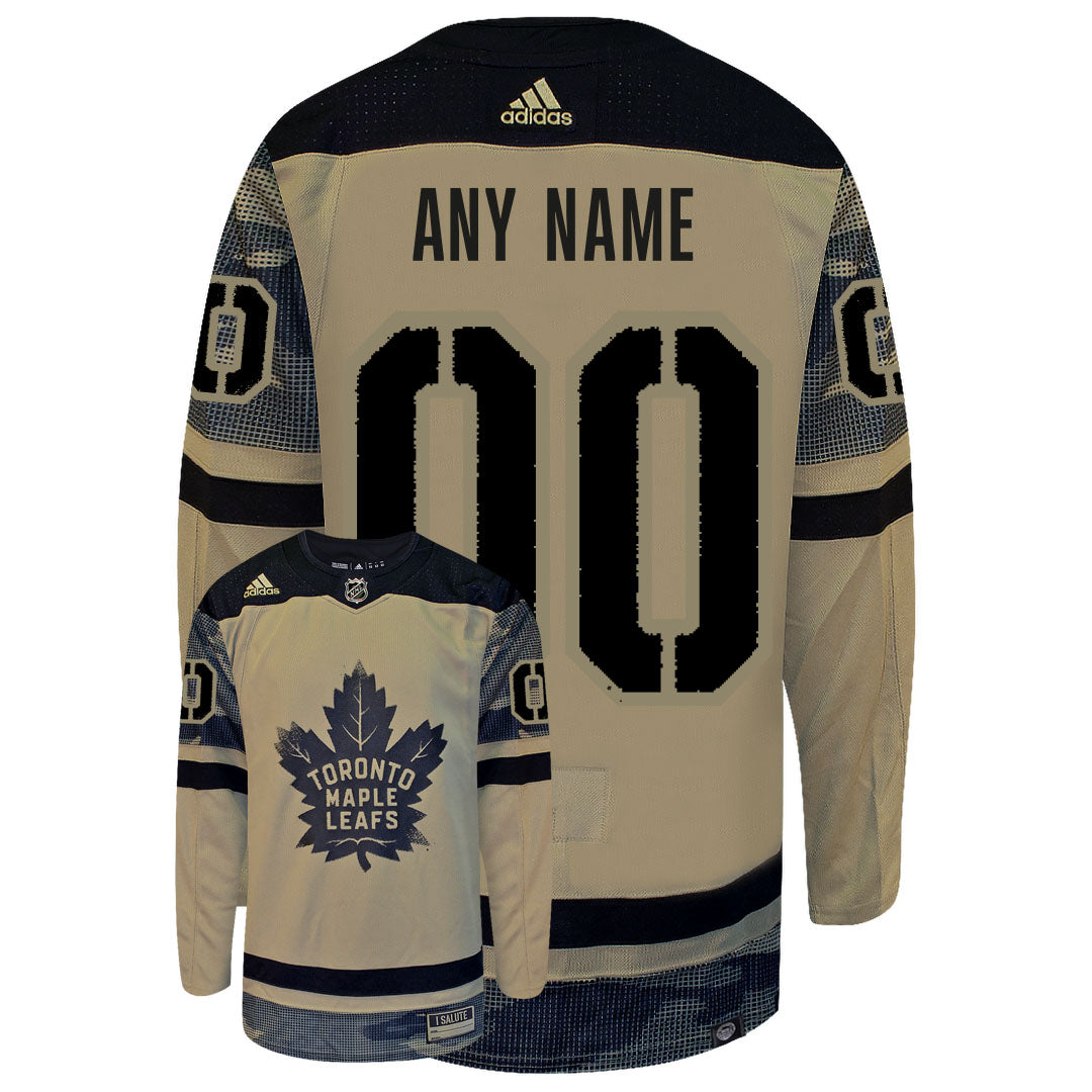 Customizable Toronto Maple Leafs Adidas Primegreen 2022 Camo Authentic Jersey