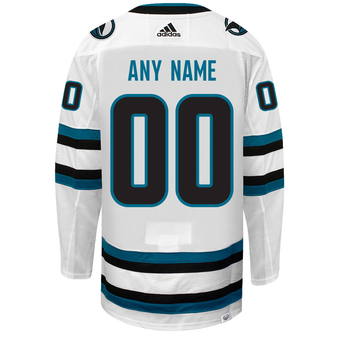 Customizable San Jose Sharks 2022 Adidas Primegreen Authentic NHL Hockey Jersey