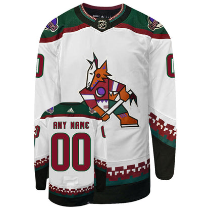 Customizable Arizona Coyotes Adidas Primegreen Authentic NHL Hockey Jersey