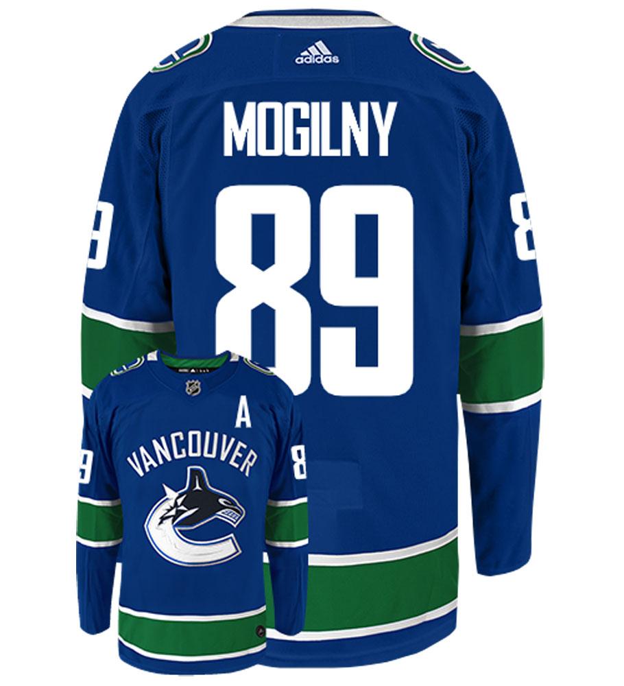 Alexander Mogilny Vancouver Canucks Adidas Authentic Home NHL Vintage Hockey Jersey