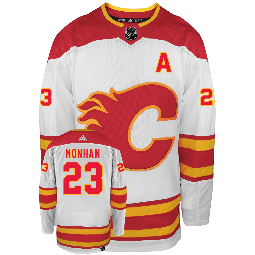 Sean Monahan Calgary Flames Adidas Primegreen Authentic NHL Hockey Jersey