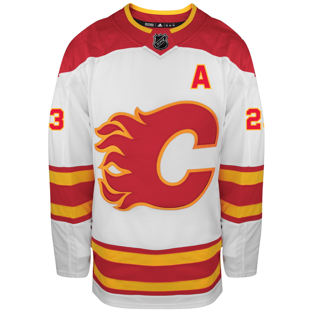 Sean Monahan Calgary Flames Adidas Primegreen Authentic NHL Hockey Jersey