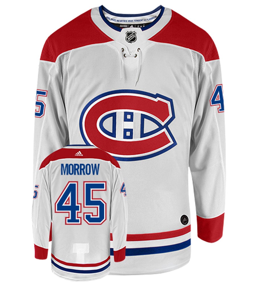 Joe Morrow Montreal Canadiens Adidas Authentic Away NHL Hockey Jersey