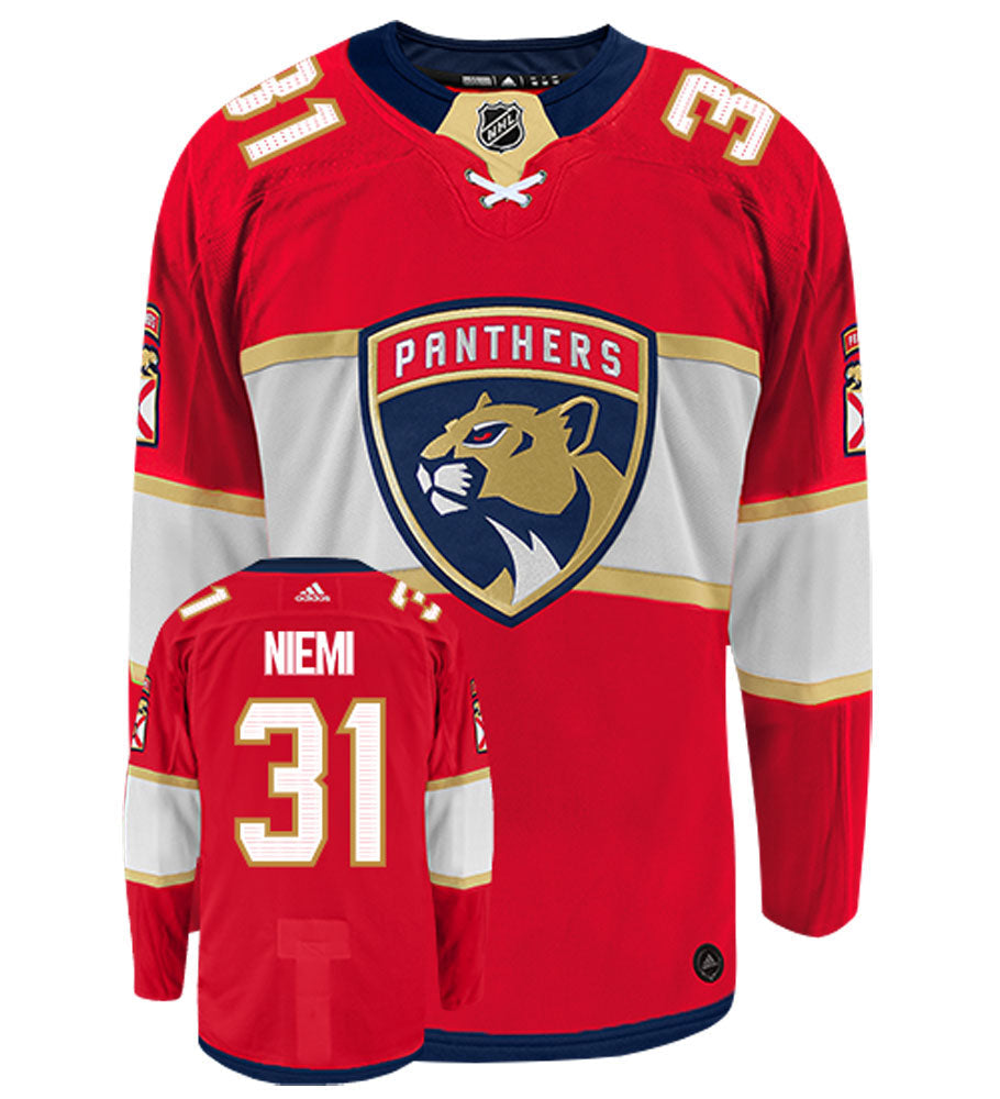 Antti Niemi Florida Panthers Adidas Authentic Home NHL Hockey Jersey