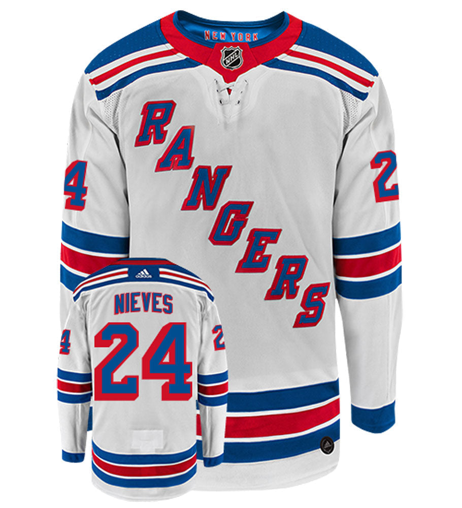Boo Nieves New York Rangers Adidas Authentic Away NHL Hockey Jersey
