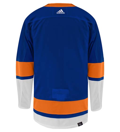 New York Islanders Adidas Primegreen Authentic Home NHL Hockey Jersey - Back View
