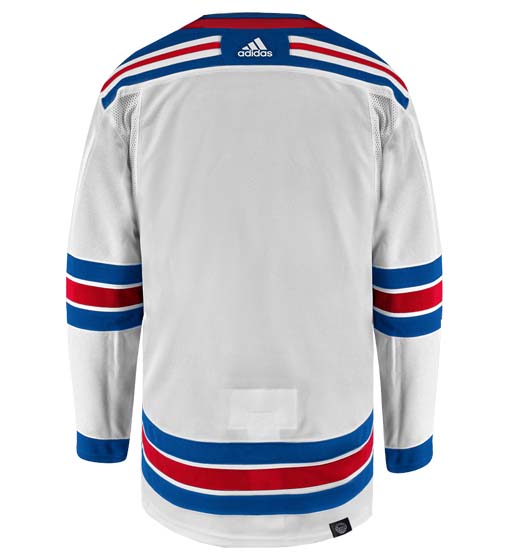 New York Rangers Adidas Primegreen Authentic Away NHL Hockey Jersey - Back View
