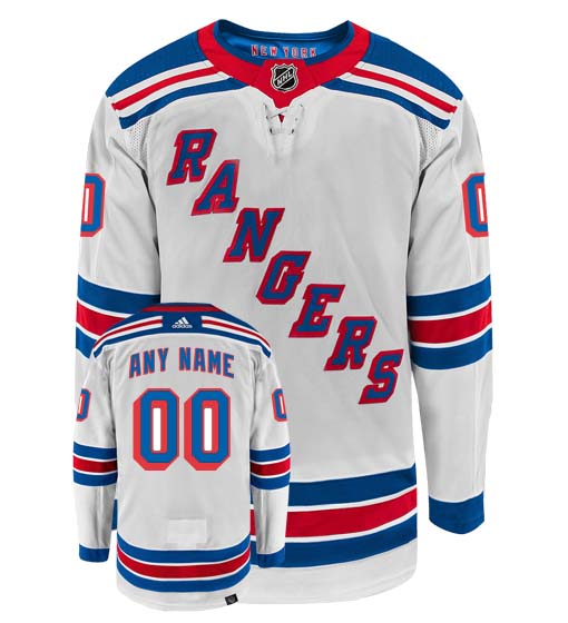 ANY NAME AND NUMBER NEW YORK RANGERS HOME OR AWAY AUTHENTIC ADIDAS NHL –  Hockey Authentic