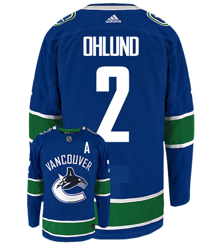 Mattias Ohlund Vancouver Canucks Adidas Authentic Home NHL Vintage Hockey Jersey