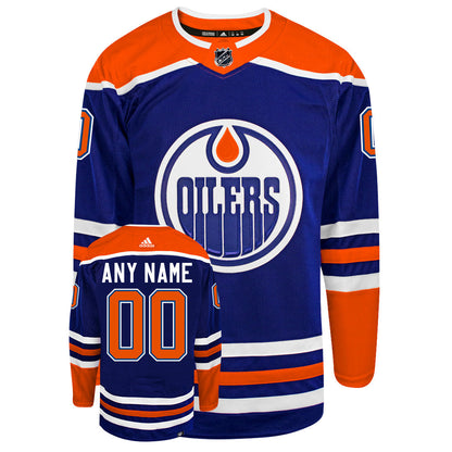 Customizable Edmonton Oilers 2022 Adidas Primegreen Authentic NHL Hockey Jersey