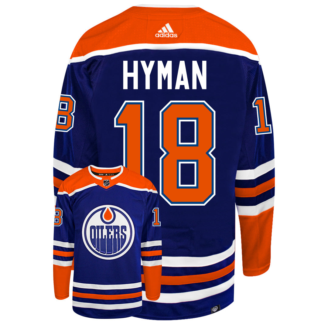Zach Hyman Edmonton Oilers 2022 Adidas Primegreen Authentic NHL Hockey