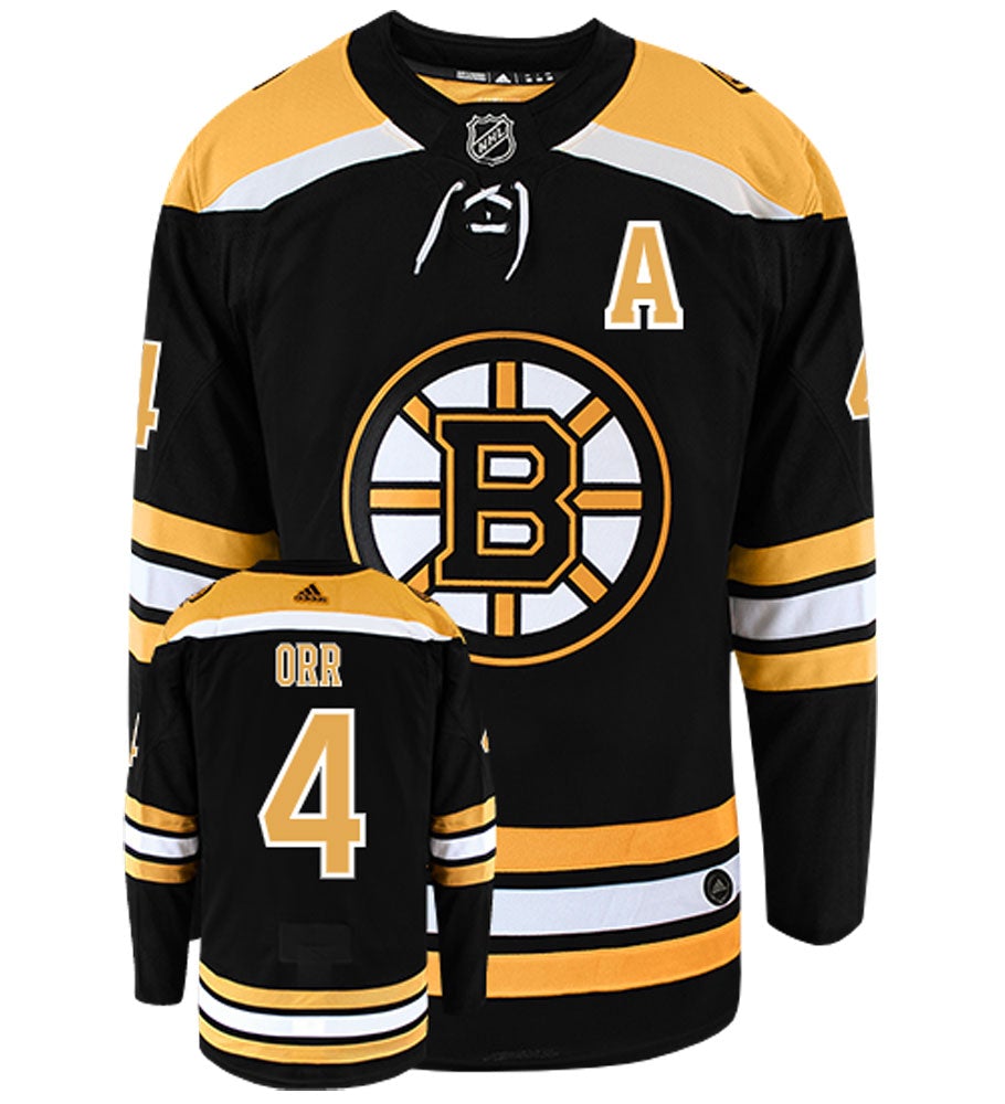 Bobby Orr Boston Bruins Adidas Authentic Home NHL Vintage Hockey Jersey