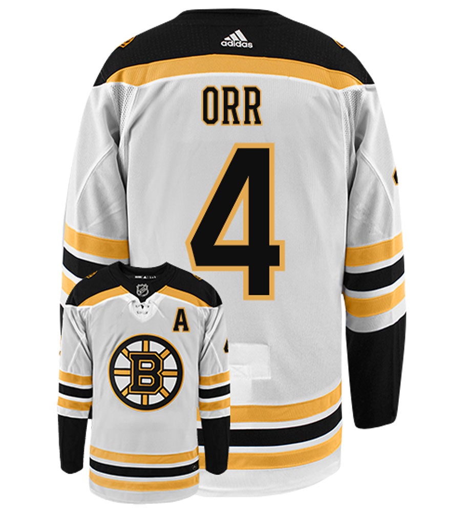Bobby Orr Boston Bruins Adidas Authentic Away NHL Vintage Hockey Jersey
