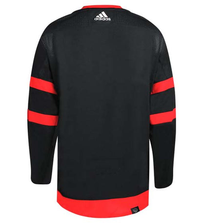 Ottawa Senators Adidas Primegreen Authentic Home NHL Hockey Jersey - Back View