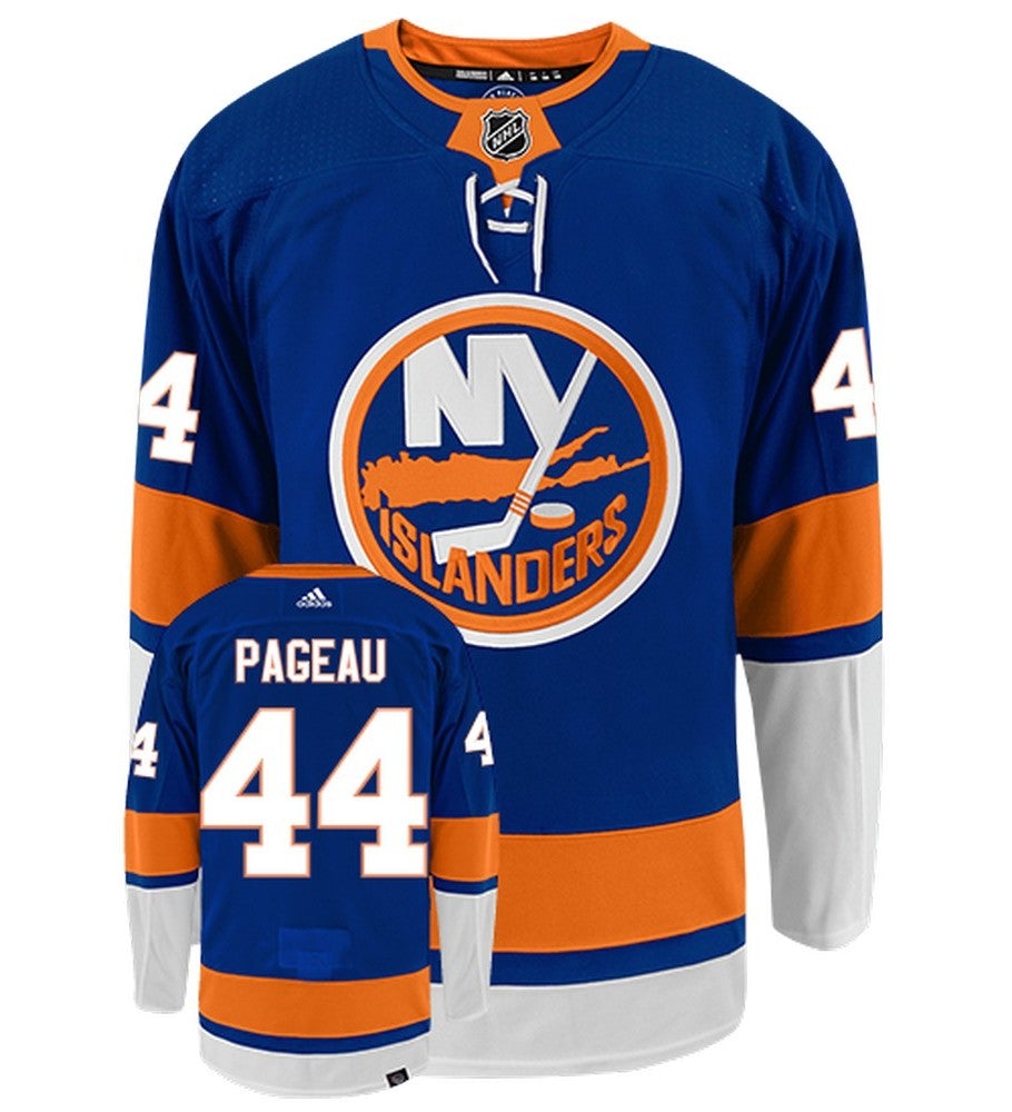 Jean-Gabriel Pageau New York Islanders Adidas Primegreen Authentic Home NHL Hockey Jersey - Front/Back View