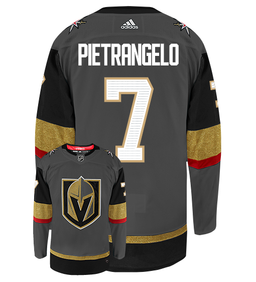 Alex Pietrangelo Vegas Golden Knights Adidas Authentic Home NHL Hockey Jersey