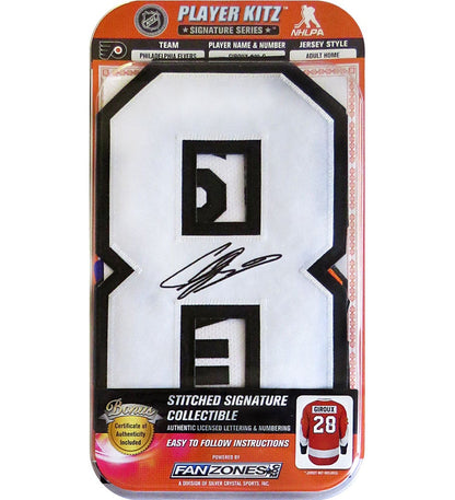 Claude Giroux #28 Player Kitz Signature Series Stitched Autograph