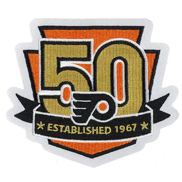 Philadelphia Flyers 50th Anniversary Patch