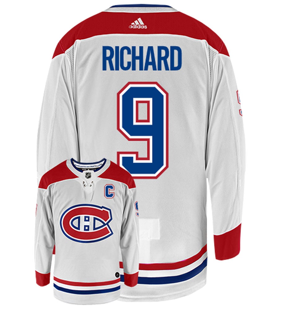 Maurice Richard Montreal Canadiens Adidas Authentic Away NHL Vintage Hockey Jersey