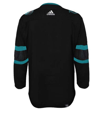 San Jose Sharks Adidas Primegreen Authentic Third Alternate NHL Hockey Jersey - Back View