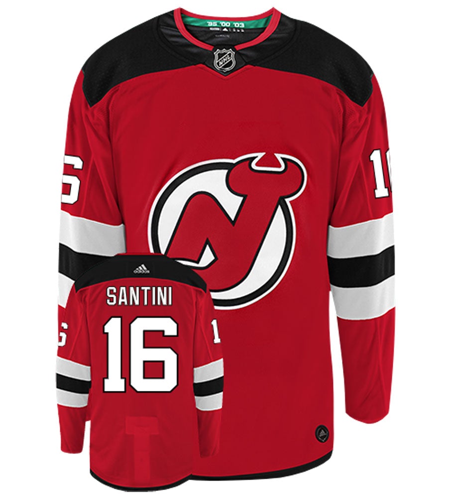 Steven Santini New Jersey Devils Adidas Authentic Home NHL Hockey Jersey