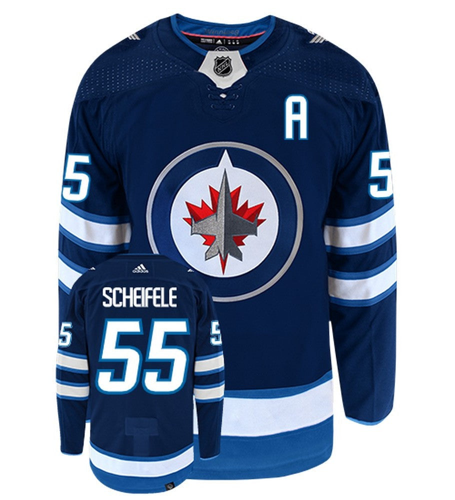 Mark Scheifele Mark Scheifele Winnipeg Jets Adidas Primegreen Authentic Home NHL Hockey Jersey - Front/Back View