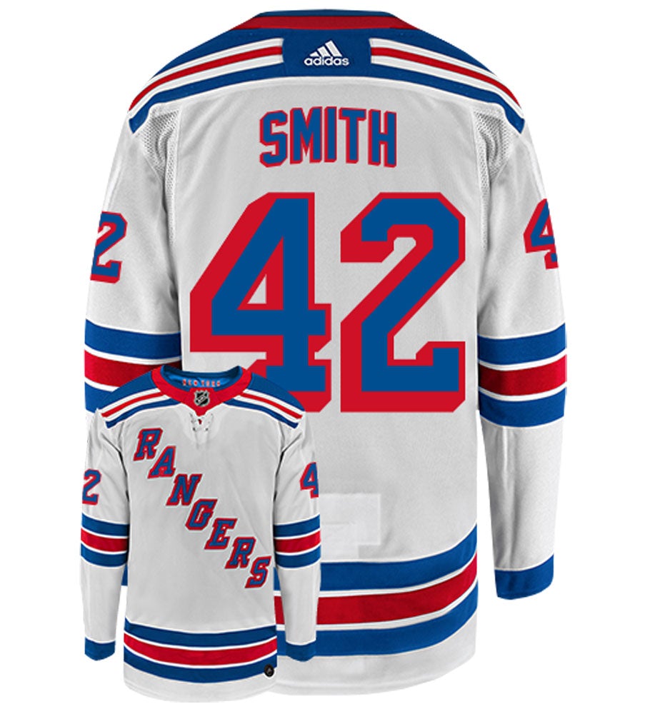 Brendan Smith New York Rangers Adidas Authentic Away NHL Hockey Jersey