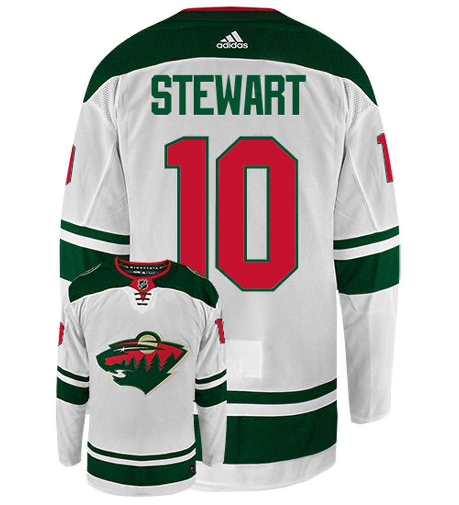 Chris Stewart Minnesota Wild Adidas Authentic Away NHL Hockey Jersey