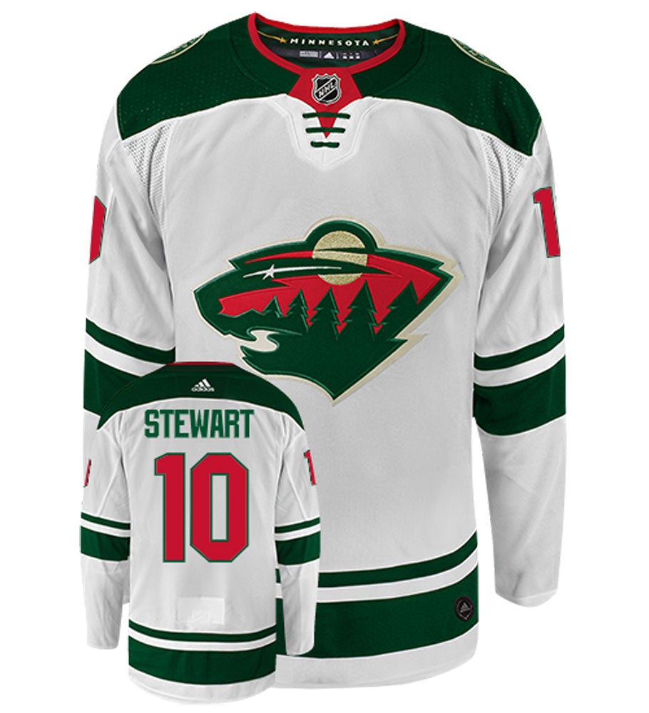 Chris Stewart Minnesota Wild Adidas Authentic Away NHL Hockey Jersey