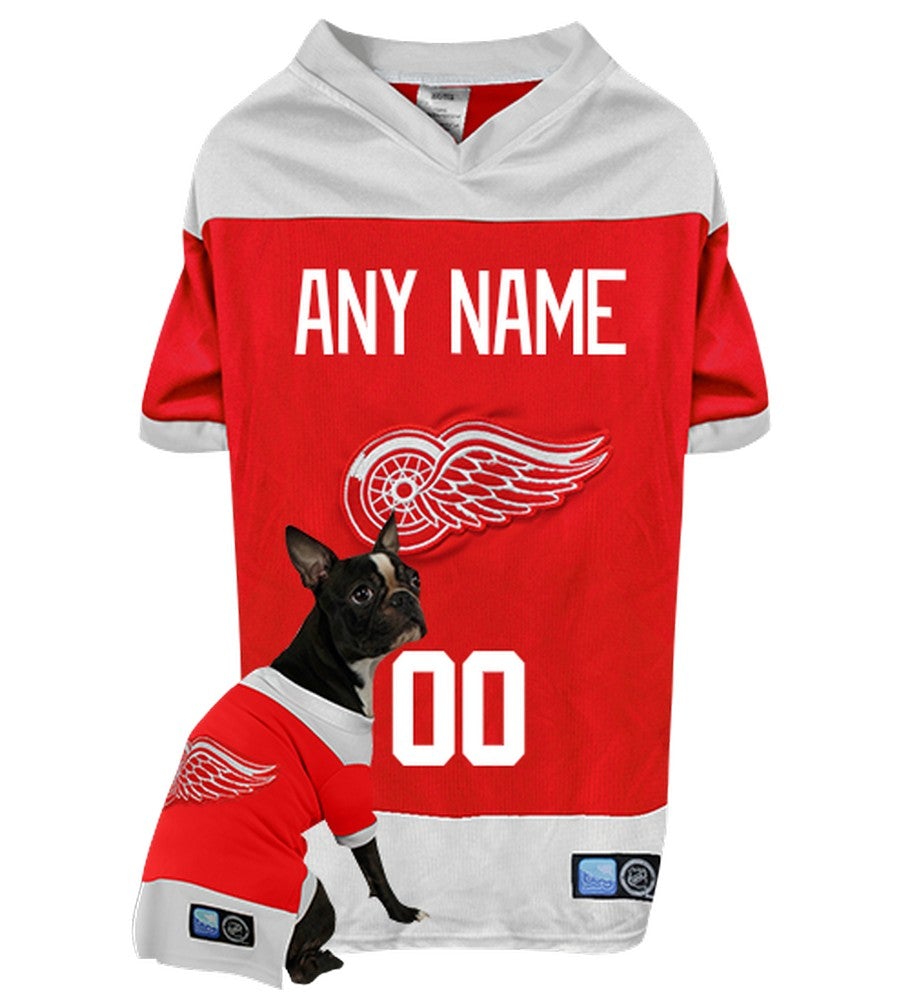 Detroit Red Wings Tog Petwear NHL Dog Hockey Jersey