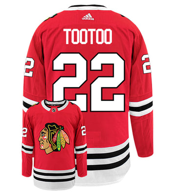 Jordin Tootoo Chicago Blackhawks Adidas Authentic Home NHL Hockey Jers