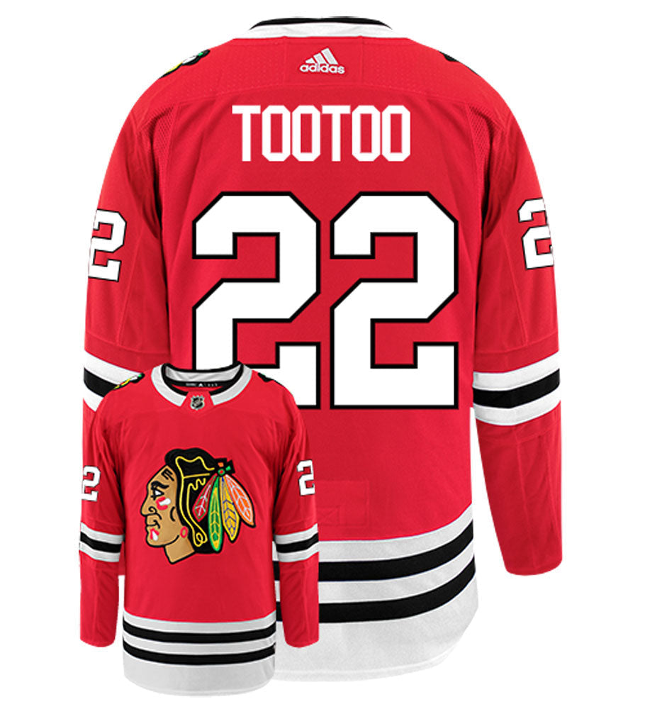 Jordin Tootoo Chicago Blackhawks Adidas Authentic Home NHL Hockey Jersey