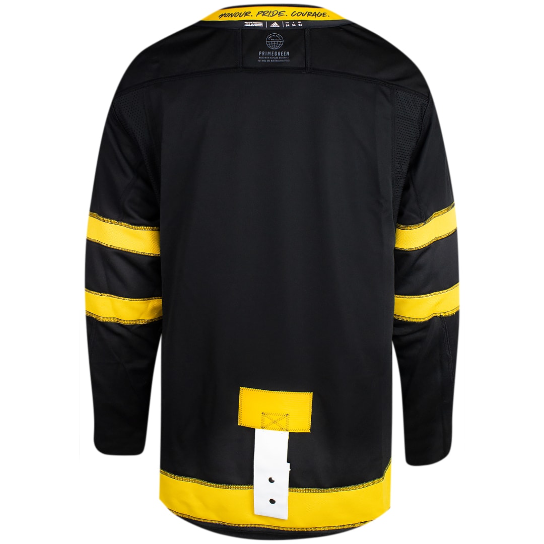 Ilya Lybushkin Toronto Maple Leafs Adidas Primegreen Authentic Third Alternate NHL Hockey Jersey - Flipside Back View