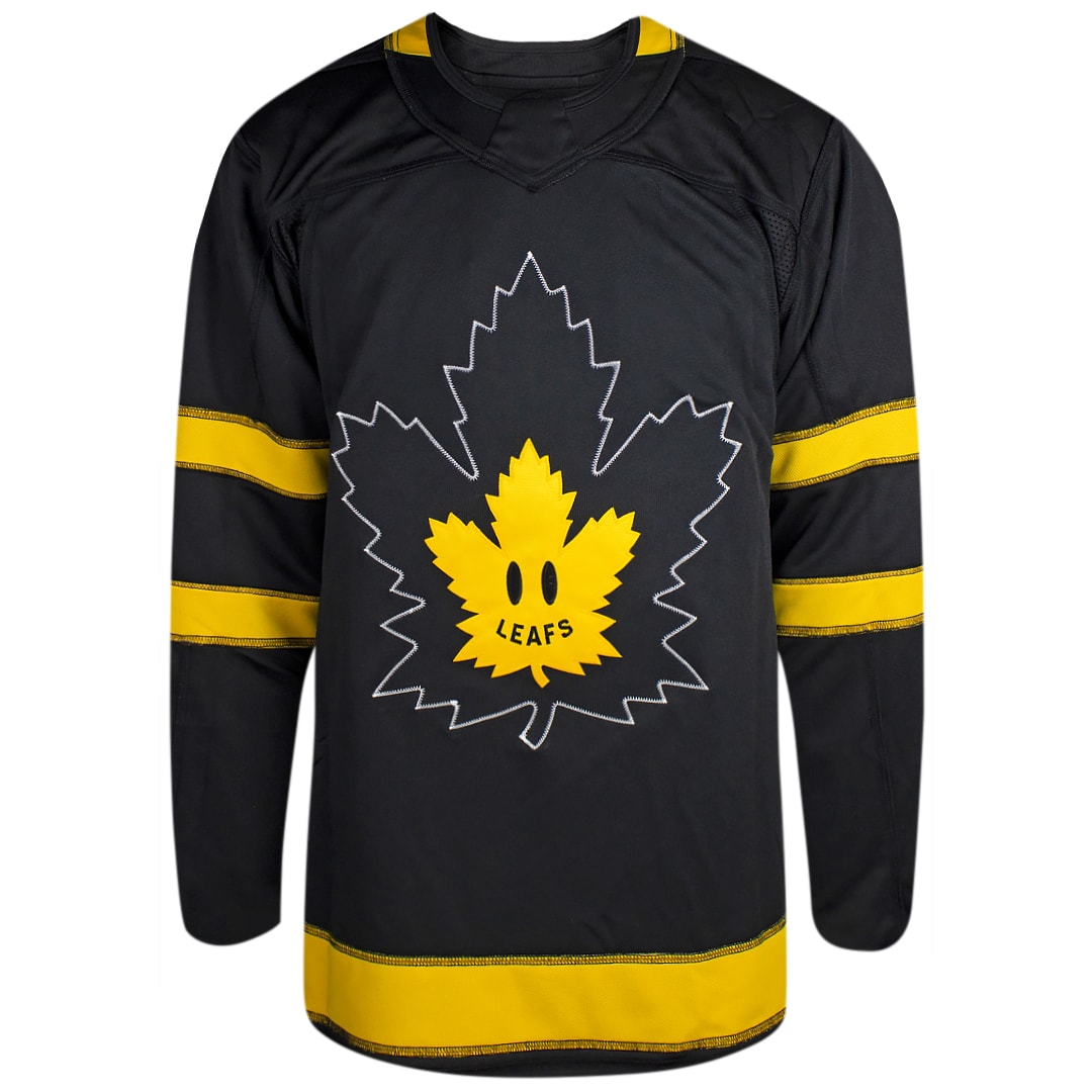 Ilya Lybushkin Toronto Maple Leafs Adidas Primegreen Authentic Third Alternate NHL Hockey Jersey - Flipside Front View