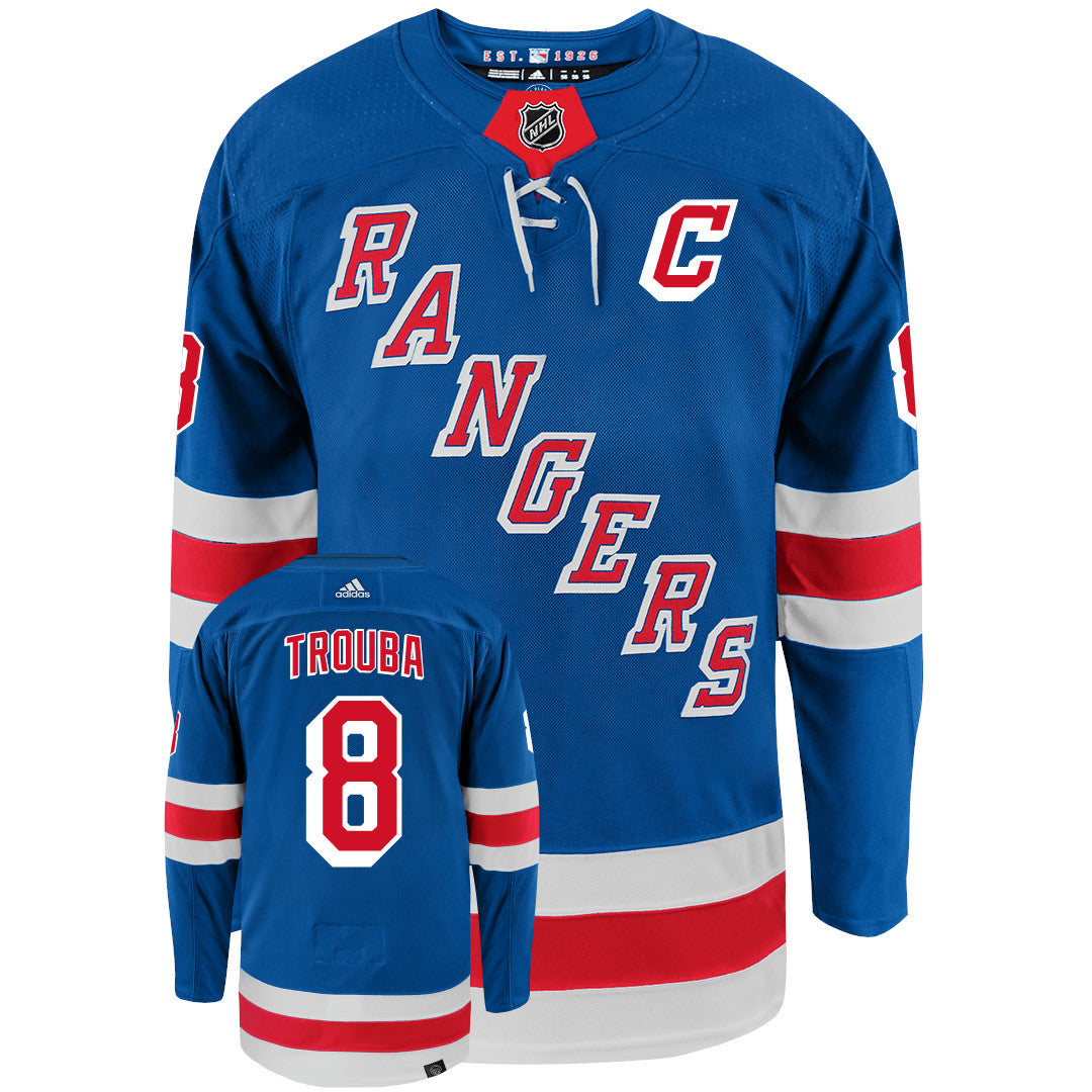 Jacob Trouba New York Rangers Adidas Primegreen Authentic NHL Hockey Jersey