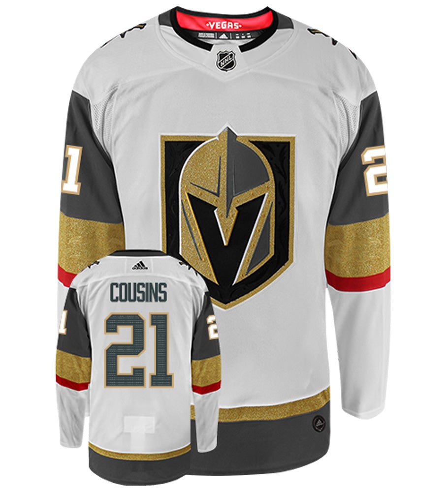 Nick Cousins Vegas Golden Knights Adidas Authentic Away NHL Hockey Jersey