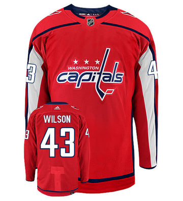 Tom Wilson Washington Capitals Autographed Red Adidas Authentic Jersey -  Autographed NHL Jerseys