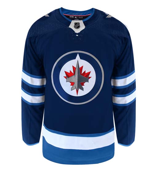 Customizable Winnipeg Jets Adidas Primegreen Authentic NHL Hockey