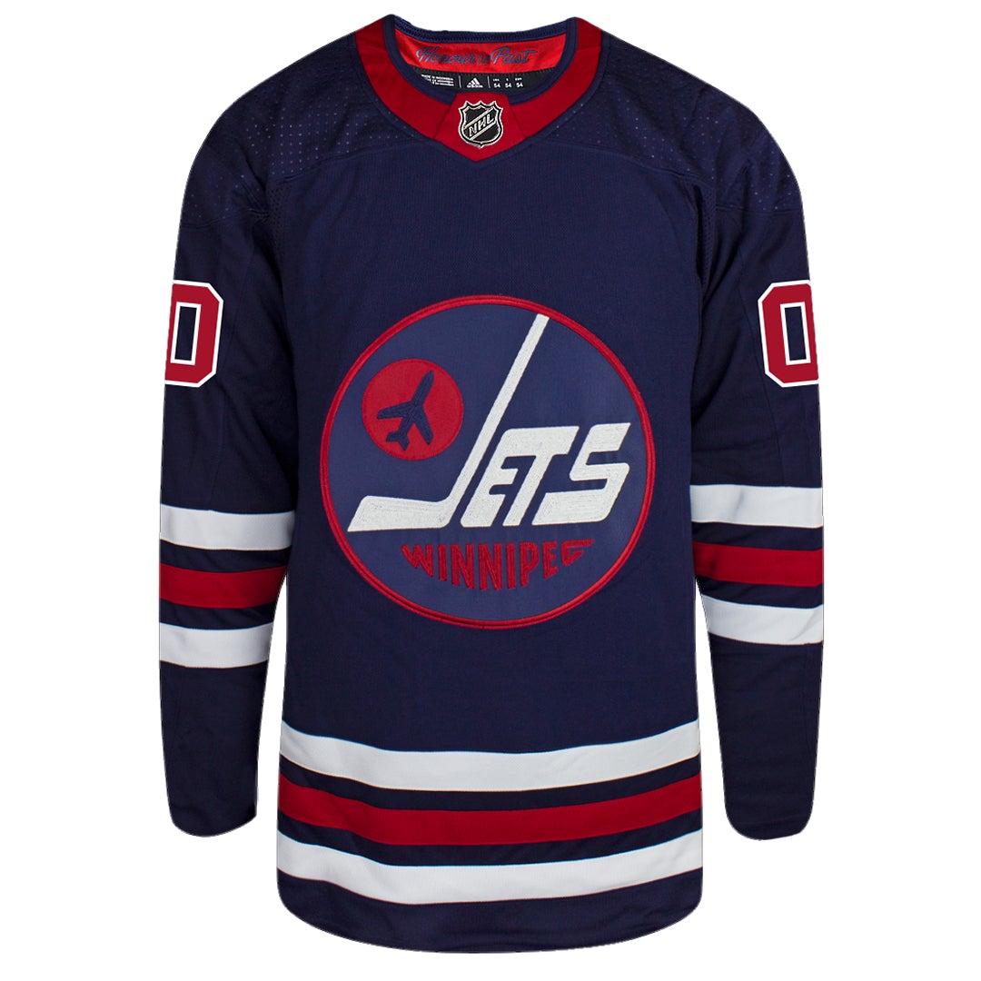 Customizable Winnipeg Jets Adidas Primegreen Authentic NHL Hockey Jersey