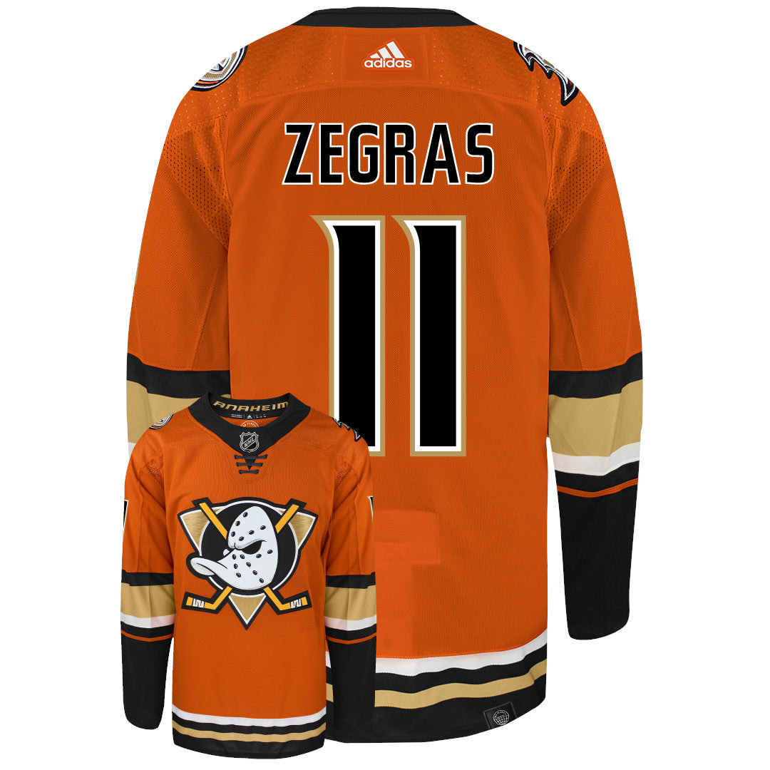 NHL Women's Anaheim Ducks Trevor Zegras #11 Breakaway Home Replica Jersey